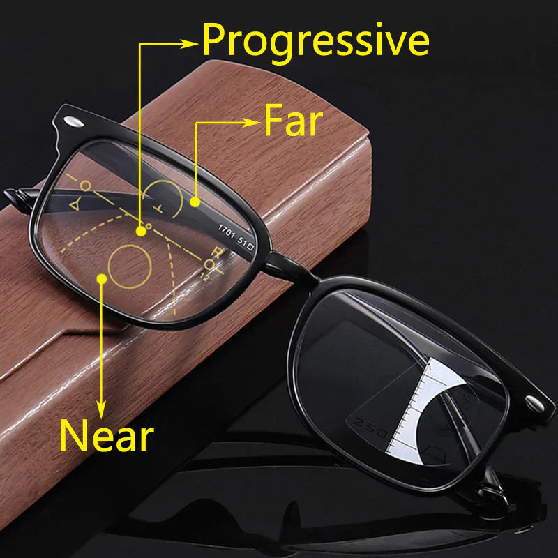 Auto Focus One Power Reader Multifocal Reading Glasses for Men | Anti-Glare Lenses for Clear Vision | Comfortable Fit for Reading & Screen Use
