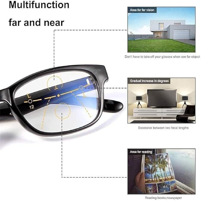 Auto Focus One Power Reader Reading Glasses for Men & Women