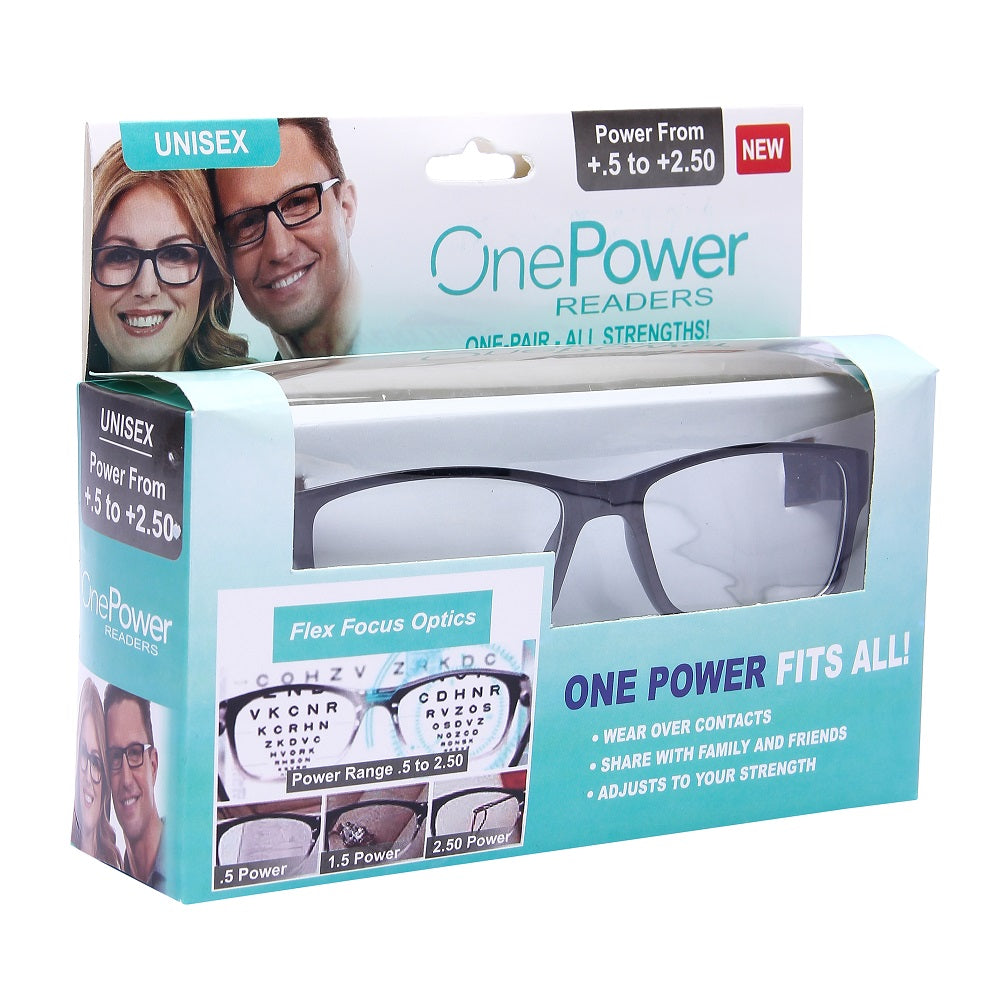 Auto Focus One Power Reader Premium Reading Glasses for Men & Women – Clear Vision for Small Print, Mobile & Computer Use | Comfortable Everyday Wear