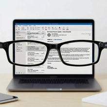 Load image into Gallery viewer, Auto Focus One Power Readers Read Small Print and Computer Screens - no Changing Glasses - Flex Focus optics
