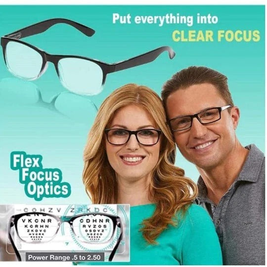 Auto Focus One Power Reader Glasses for Men & Women