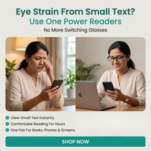 Load image into Gallery viewer, Auto Focus One Power Readers Read Small Print and Computer Screens - no Changing Glasses - Flex Focus optics
