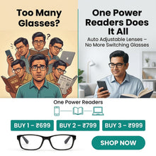 Load image into Gallery viewer, AUTO FOCUS  One Power Readers - AS SEEN ON TV! - Read Small Print and Computer Screens - no Changing Glasses - Flex Focus optics
